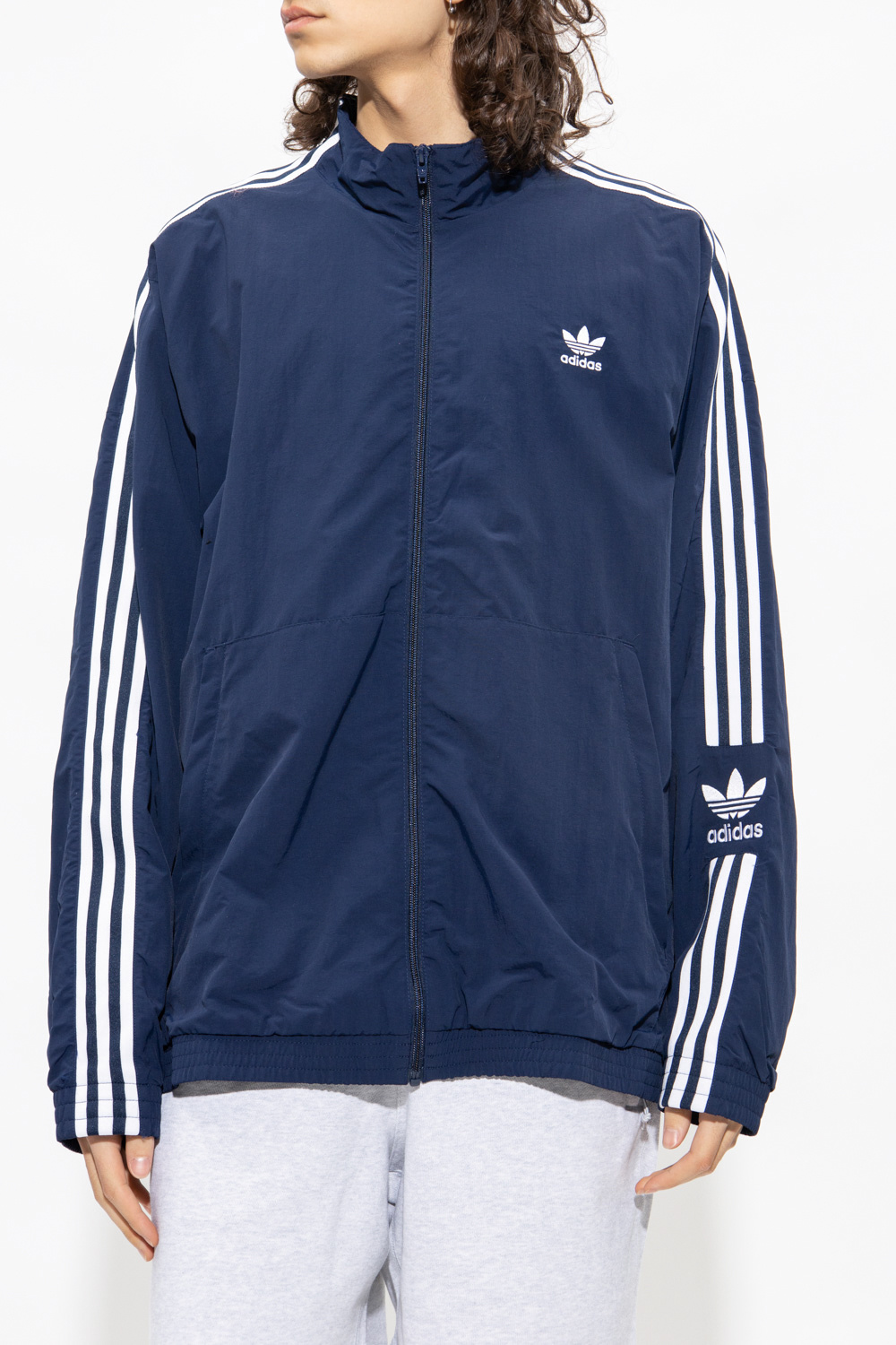 Adidas Mens Jacket Size Medium newest Insulated Coat Gold Navy Blue Color Block